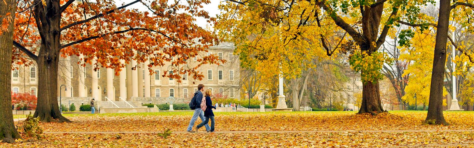 Old Main in the Fall