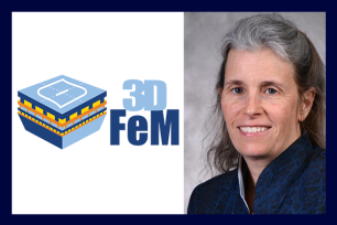 3DFeM center logo and Susan Trolier-McKinstry