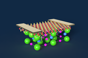 Combining ultra-thin molybdenum disulfide with flexible strontium titanate nanomembranes creates advanced materials that can be used in a variety of low-power, high-performance electronic and sensing devices. 