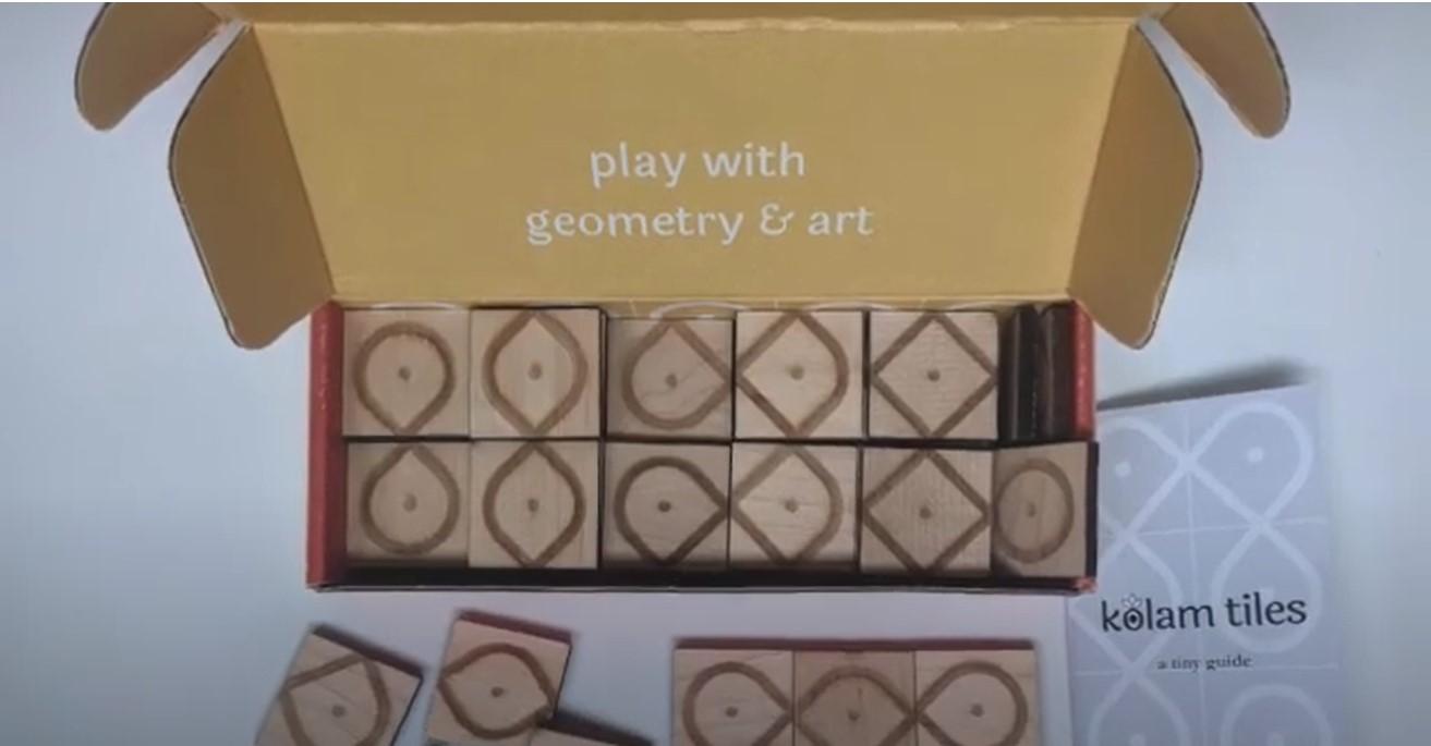 Linked by love of kolams, duo creates puzzle game that explores patterns